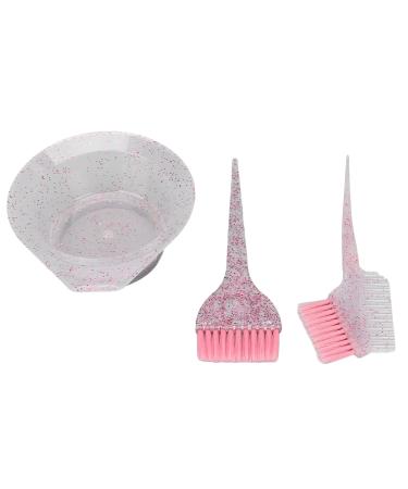 Hair Dye Brush Set - Ergonomic Handle 3 Pack for Home Use (Pink) | Perfect for Vibrant Color Application - Buy Online on SooperMarket.com