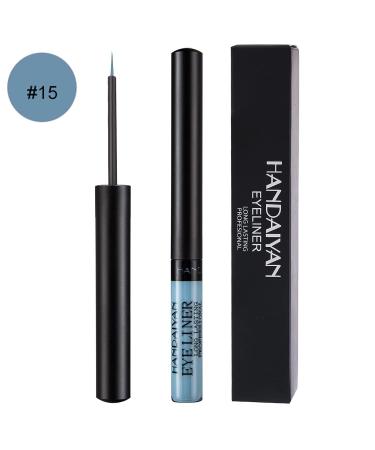 DekRion Liquid Eyeliner - Gray-Blue Matte Colored Waterproof High-Pigmented Eyeliner - Buy Online on SooperMarket.com