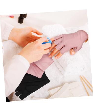 Gogogmee 2 Pairs Gloves Nail Art Supplies Manicure Gloves Gel for Nails Gloves Nail Gloves Nail Gel Nail Anti Gloves Sun Gloves Fingerless Gloves Cotton - Buy Online on SooperMarket.com