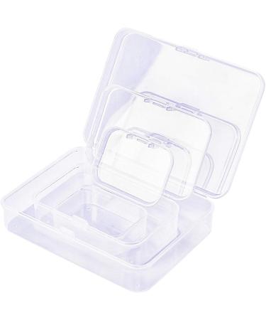 LJY 28-Piece Mini Plastic Storage Containers with Lids - Clear - Ideal for Small Items and Craft Projects - Buy Online on SooperMarket.com