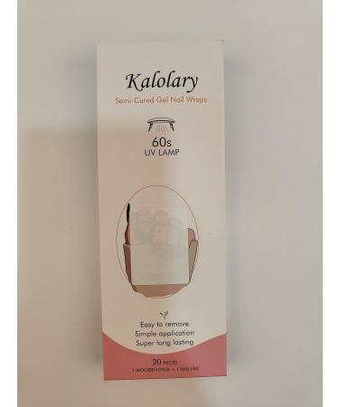 Kalolary Gel Nail Polish Strips Set (Purple) - Semi Cured Waterproof Nail Art Sticker with Nail File - For Women and Girls, UV/LED Lamp Required - Buy Online on SooperMarket.com