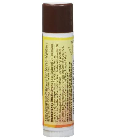 Desert Essence Lip Rescue Balm - Ultra Hydrating Shea Butter Ginkgo Biloba & Vitamin E for Dry Lips - 0.15 Oz - Buy Online on SooperMarket.com