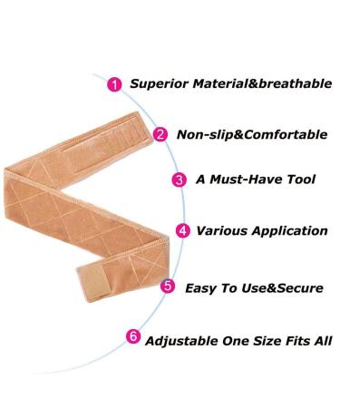 Shop Slip-Resistant Velvet Wig Bands - 2 Pack Adjustable Handle Bands for Women | International Shipping Available - Buy Online on SooperMarket.com