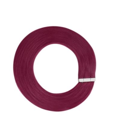 Shop Youngsee Burgundy Tape In Extensions - Real Hair 50cm 10 Pcs Invisible Skin Weft #530 - International Shipping Available - Buy Online on SooperMarket.com