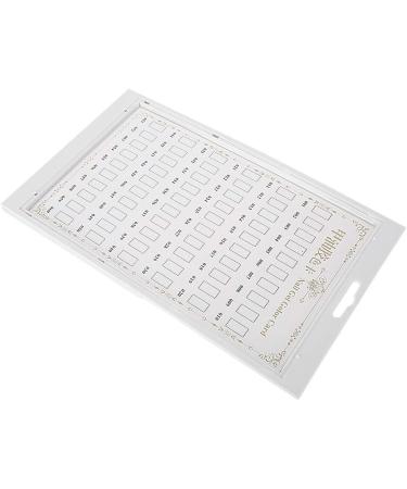 Nail Polish Color Card Dekaim Nail Art Display Stand Nail Polish Gel Color Display Card Nail Practice Manicure Tool(White) - Buy Online on SooperMarket.com