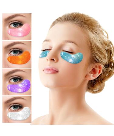 Under Eye Patches for Puffy Eyes - 10 Pairs Hydrating Gel Pads with Hyaluronic Acid & Vitamin C for Dark Circles Wrinkles & Anti-Aging - Perfect Gift for Women - Buy Online on SooperMarket.com