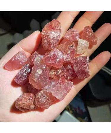 Rough Crystals Raw Strawberry Quartz Specimens for Stones 100g Gift - Buy Online on SooperMarket.com