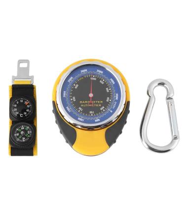 Yumili multifunctional barometer practical barometer for trips altimeter portable 4-in-1 barometer for mountaineering at home