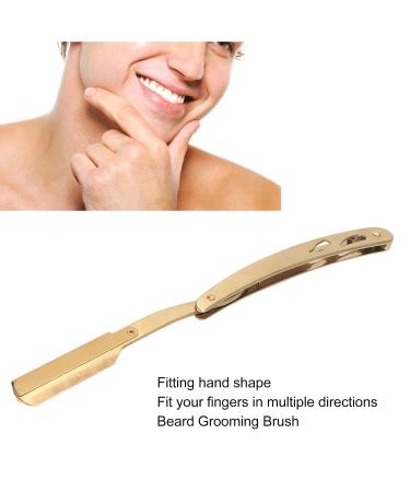Premium Beard Blade Holder - Ergonomic Metal Beard Brush for Men | Portable & Multifunctional | Ideal for Salons - Shop Internationally - Buy Online on SooperMarket.com