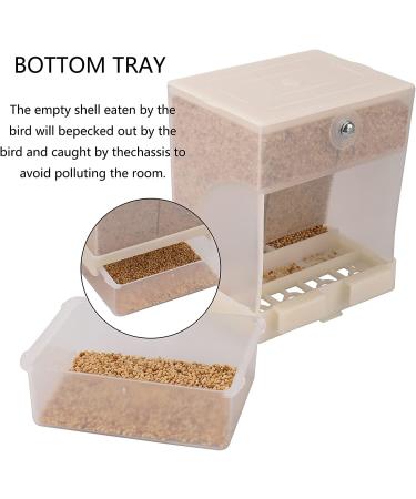 Automatic No-Mess Bird Feeder for Small and Medium Parrots - Seed Feeder Cage Accessory - Buy Online on SooperMarket.com