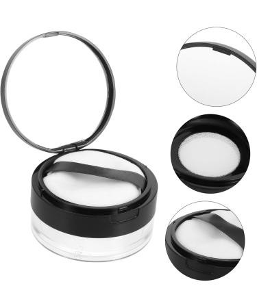 FOYTOKI 2pcs Elastic Mesh Loose Powder Box DIY Powder Case Travel Powder Case Makeup Powder Case Abs Black - Buy Online on SooperMarket.com