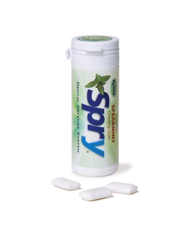 Spry Chewing Gum Spearmint 30 pieces 6 pack