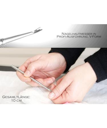 V-Cuticle Knife - Stainless Steel Cuticle Nipper for Perfect Manicure Pedicure & Nail Art | International Shipping - Buy Online on SooperMarket.com