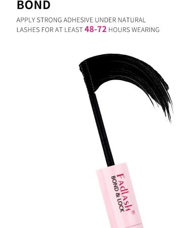 FADLASH Eyelashes Glue - Latex-Free Lash Adhesive for Individual Cluster Extensions | 48-72 Hours Hold | Suitable for Sensitive Eyes | Pink - Buy Online on SooperMarket.com