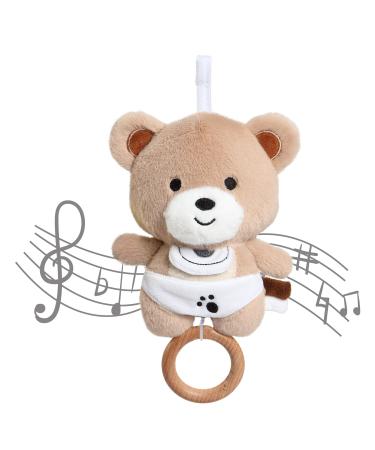 Cottonbebe Habiten Baby Sleeping Aid Teddy Bear Plush Tier toy with soft lullaby for 0+ months girl young perfect baby gift bear