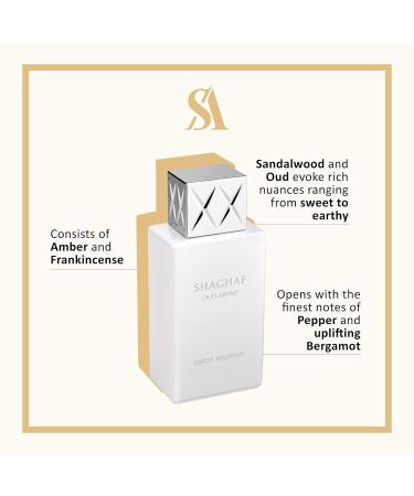 Swiss Arabian Shaghaf Oud Abyad for Unisex - 2.5 oz EDP Spray - Buy Online on SooperMarket.com