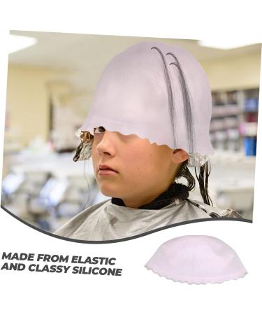 Gogogmee Silicone Highlighter Cap Hair Highlighting Hat Hair Crochet Hook Hair Dye Hats Crochet Hook for Hair Dyeing Color Cap Salon Hair Highlight Hat Crochet Hats Dye Caps - Buy Online on SooperMarket.com
