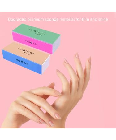 SKYPIA 6 Pack 4 Way Nail Buffer Block - Professional Nail Files for Smooth Buff & Shine - International Shipping - Buy Online on SooperMarket.com