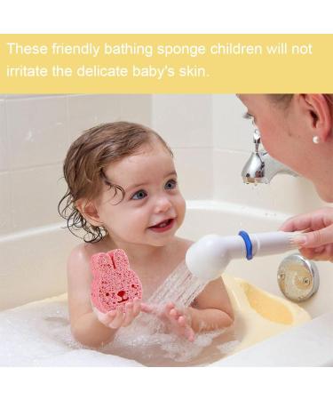 Buy Konjac Baby Bathing Sponges - 2PC Cartoon Children Washing Pads for Soft & Gentle Cleansing - Buy Online on SooperMarket.com