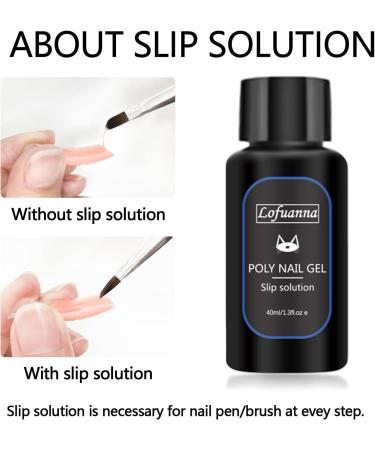 Lofuanna Poly Gel Nail Kit - 4 Colors | Professional DIY Poly Extension Gel Nail Kit for Beginners | Includes Nail Forms & Slip Solution | Builder Gel Poly Gel Kit - SET 3 - Buy Online on SooperMarket.com