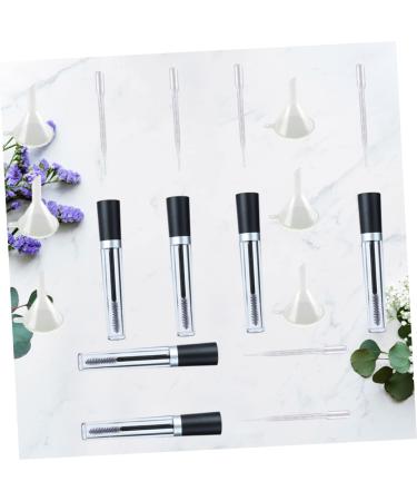 KALLORY 2 18pcs Mascara Tube 10ml Empty Tube Funnel Dropper Transfer Pipettes Eyelash Bottle Blowing 10.5X1.7cm Black - Buy Online on SooperMarket.com