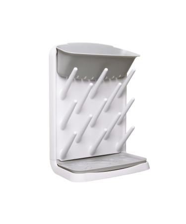 Ubbi Vertical Baby Bottle Drying Rack Countertop Drying Rack Baby Accessory Gray