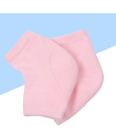 Exceart Silicone Gel Moisturizer Socks - Spa Treatment for Dry Feet | Breathable Toe-Free Design for Men & Women - Pink - Buy Online on SooperMarket.com