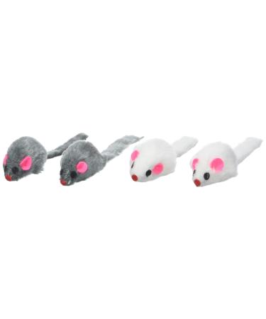 Ruff N Tumble Catnip Mice 4 Pieces