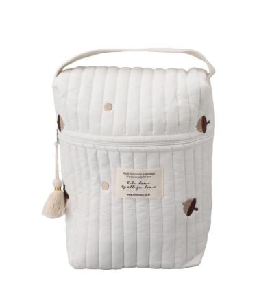Diaper bag travel diaper bag multifunctional baby bag for bottle wipes pacifiers (pine cone)
