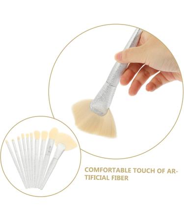 Angoily Womens 5 Sets Makeup Brush Miss Major Artificial Fiber Eye Shadow White Make Up Brush - Buy Online on SooperMarket.com