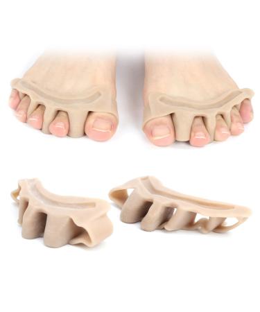 Folosafenar ergonomic Hallux Corrector Hallux Valgus Corrector practical.Practically soft and light reduce the friction for daily life while running (Thicken Wearable Shoes)