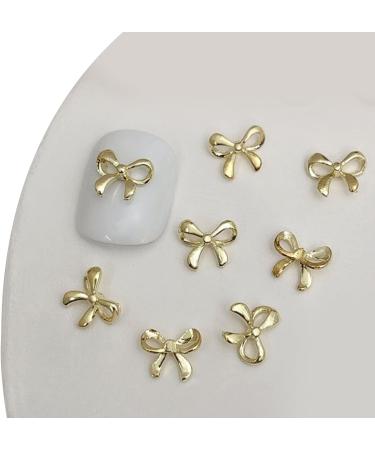 3D Metal Nail Nail Embellishments 20pcs Bowknot Nail Decorations For Individual Styles Nail Embellishments 05 silver - Buy Online on SooperMarket.com