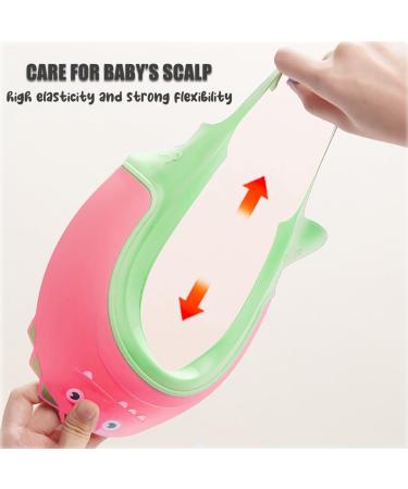Kids Shower Cap - KAMHBE Adjustable Crown Shampoo Shield for Baby s Eyes, Ears, and Face (Red-monster) - Buy Online on SooperMarket.com