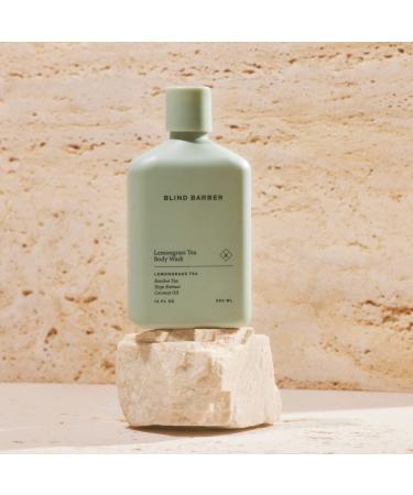 Blind Barber Lemongrass Tea Body Wash for Men - Sulfate-Free, Clean & Hydrating - 12oz - Buy Online on SooperMarket.com