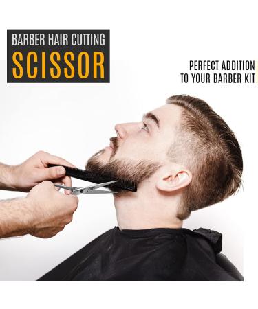 Elite Unity 6.5 Inch Hair Cutting Scissors Barber Shears - Professional Razor Edge Sharp Scissors for Barber Kit, Haircut, Trimming Men/Women - Salon & Home Use - Buy Online on SooperMarket.com