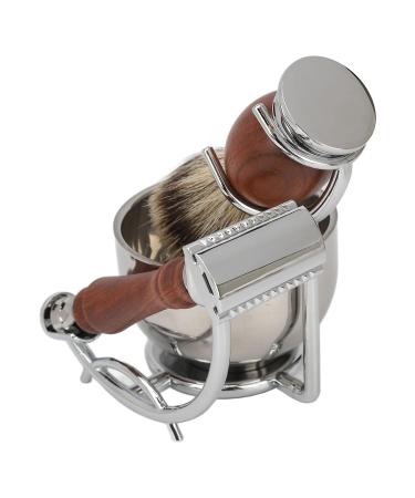 Premium Manual Beard Bowl Set - Complete Dry Beard Brush Kit for Men | Durable Alloy | Perfect for Bathroom Grooming - Buy Online on SooperMarket.com