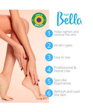 DEPIL BELLA Pre Waxing Astringent Lotion with Mint Extract | 500ml for Smooth & Clean Waxing | Buy Internationally - Buy Online on SooperMarket.com