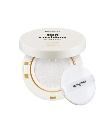 Mongdies Baby Sun Cushion SPF 43 PA+++ SAFE INORGANIC UV BLOCK WITH SIMPLE CUSHION TYPE, Contains Vitamine tree complex, Complete skin irritation safety test - 12g
