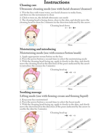 Portable Ergonomic Acne Remover Electric 4 Modes Pore Cleaner Tool Skin Scrubber Spatula Professional Rechargeable Deep Facial Cleaning - Buy Online on SooperMarket.com