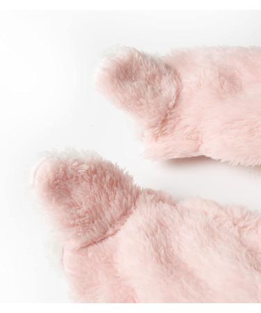 Puseky Newborn Baby Cartoon Bear Snowsuit - Hooded Fleece Romper Jumpsuit for 0-3 Months - Buy Online on SooperMarket.com