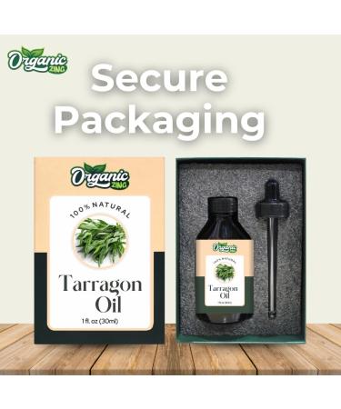 Organic Zing Tarragon (Artemisia Dracunculus) Oil | Pure & Natural Essential Oil for Aroma Diffusers Skincare & Haircare - 30ml/1.01fl oz - Buy Online on SooperMarket.com