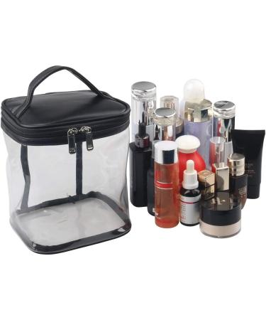 Premium Clear Make-Up Bag - Transparent Cosmetic Bag for Travel & Daily Use - Waterproof Beach Bag for Sunscreen & Skin Care - Haoguagua-TMB23 - Buy Online on SooperMarket.com
