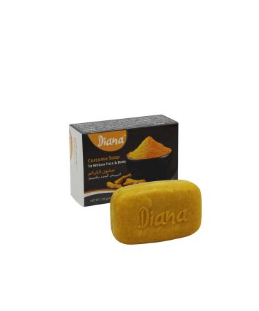 Diana TURMERIC (Curcuma) Face & Body Skin Brightening Soap 125g BY ELYSEESTAR