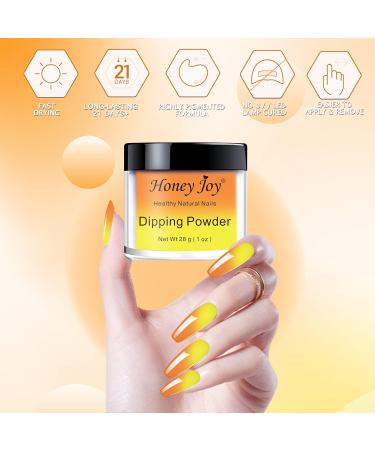 28g/Box Orange and Yellow Temperature Color Change Dip Powder Nails Dipping Nails Long-lasting Nails No UV Light Needed (No.6) Dip - W-No.6 - UKA - Buy Online on SooperMarket.com