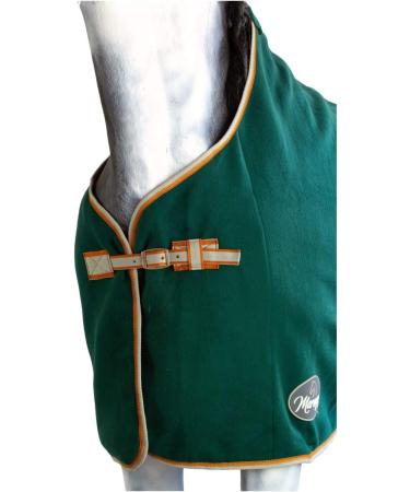 Marengos Economic Sweat Rug 145cm - Breathable Fleece Horse Transport Blanket with Removable Cross Strap - Green - Buy Online on SooperMarket.com