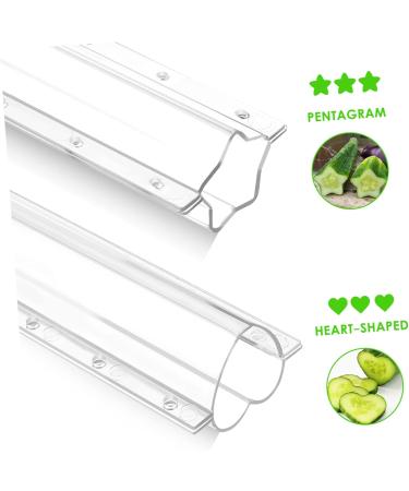 INOOMP 4pcs Shaped Growth Mold Cucumber Shaper Fruit Cucumber Shaping Molds Cucumber Growth Molds Cookie Molds Heart Chocolate Mold Cucumber Mold Plastic Container Watermelon As Shown medium - Buy Online on SooperMarket.com