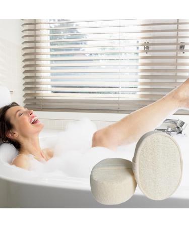Natural Loofah Sponge Set - 3PCS Bath Shower Ball & Massage Brush for Optimal Exfoliation | Eco-Friendly & International Shipping - Buy Online on SooperMarket.com