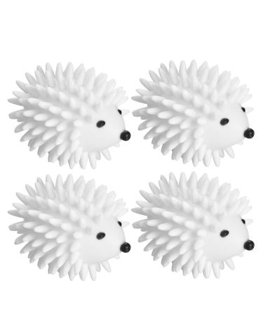 lzijun 4PCS Dryer Balls for Laundry Whit Plastic Hedgehog Reusable Laundry Ball and Dryer Ball Anti-entanglement and Reusable
