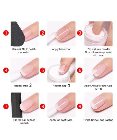 Wakaniya 15ml No Wipe Base and Top Coat Set - Glossy Shine Finish - DIY Nail Gel Design Kit - 0.5 Fl Oz (Pack of 2) - Soak Off LED Gel with Base Activator - Buy Online on SooperMarket.com