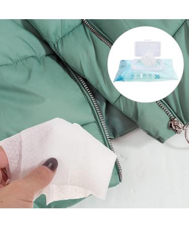 Angoily Stain Remover for Clothes: Instant Stain Remover Wipes Cleaning Wipes Clothes Dry Cleaner Wipes Wet Tissue for down Jacket Leather Cleaning Furniture Shoes 30pcs - Buy Online on SooperMarket.com